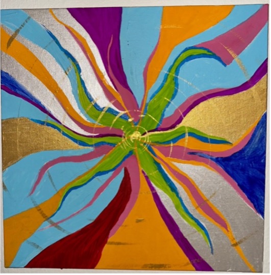 A painting-magnet for abundance and money in a specific home. 