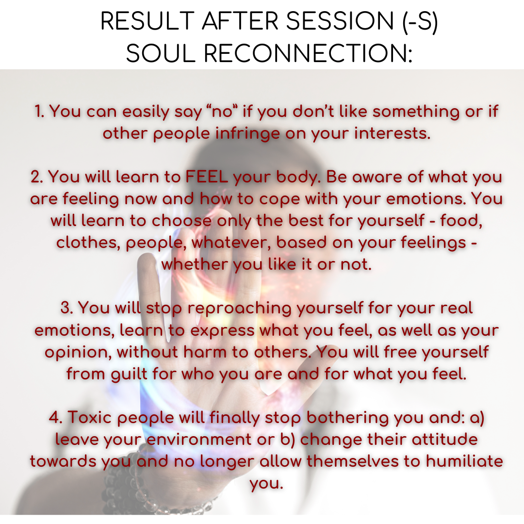 Result of Effective Soul Reconnection Session Examples